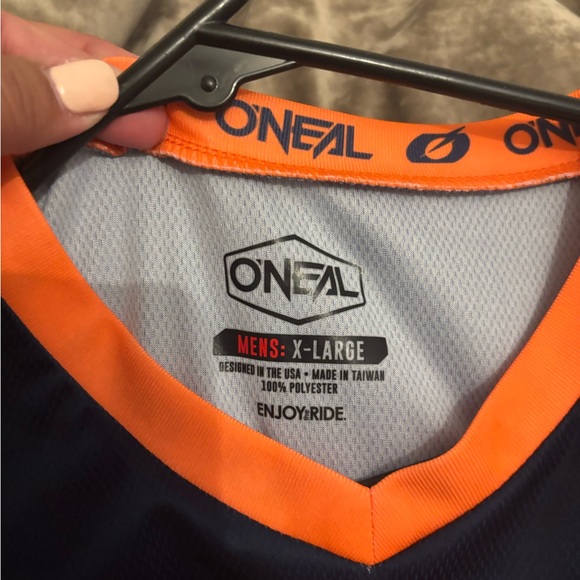 2 Pack O'Neal Mens XL MX Jersey Blue/Orange & Yellow/Green Neon Riding L/S - Picture 3 of 6
